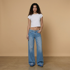 Wide denim