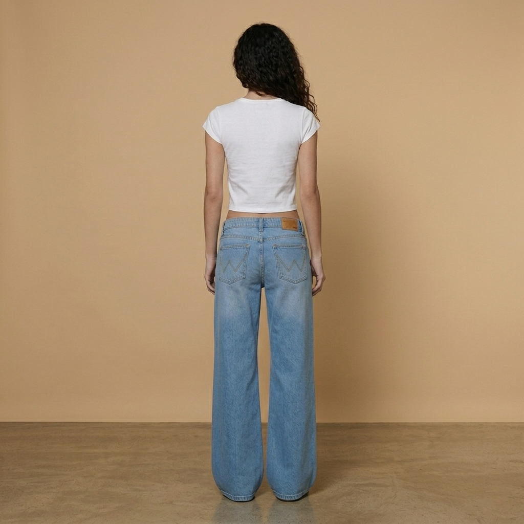 Wide denim