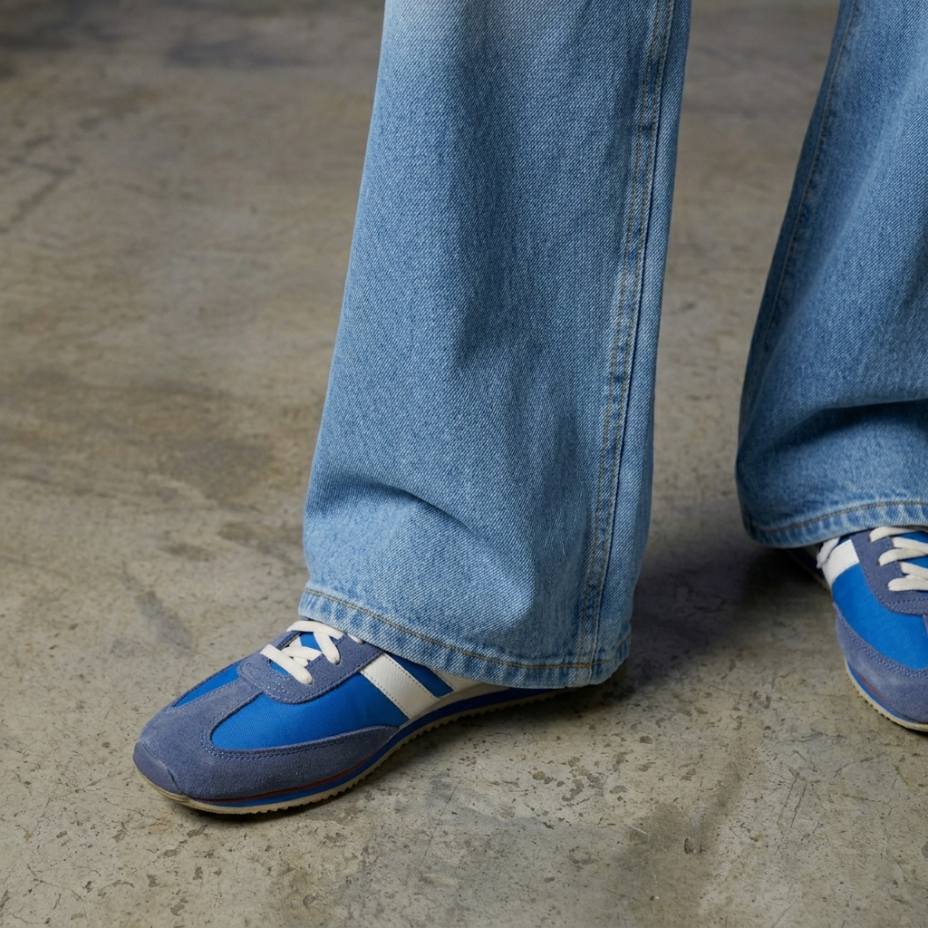 Wide denim